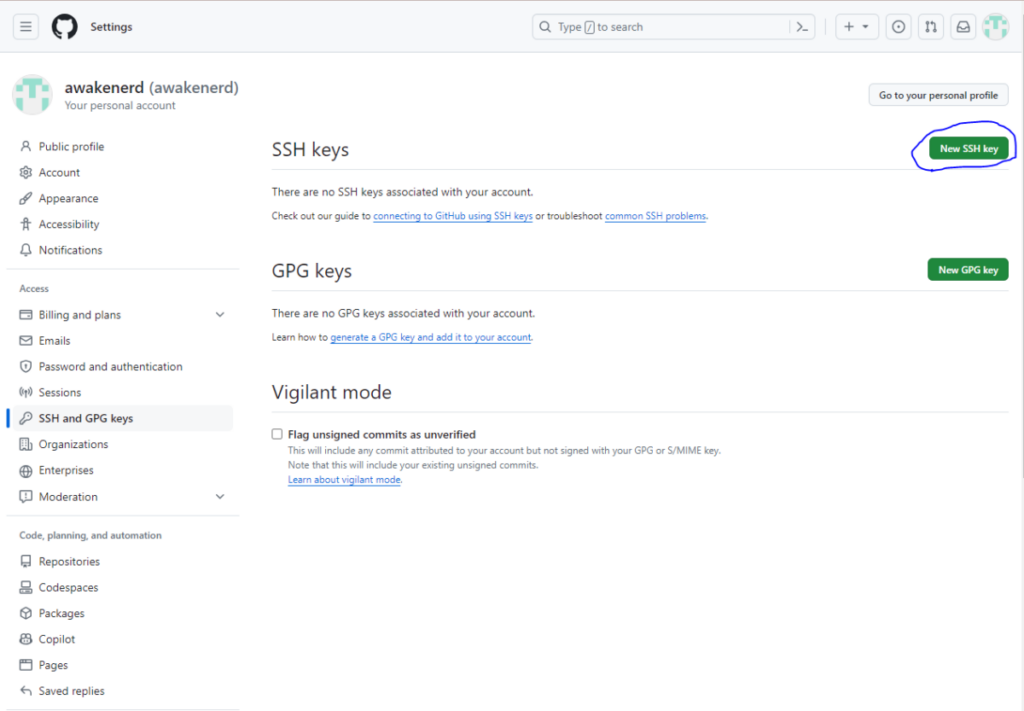 add ssh keys to github windows 10