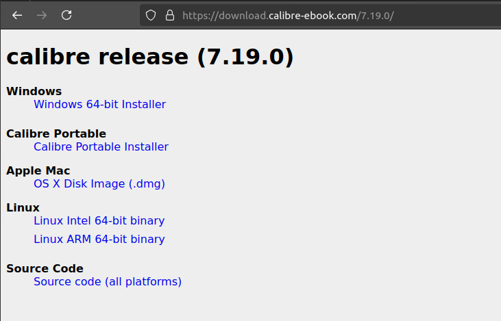 how to install Calibre 7 from precompiled binaries manually