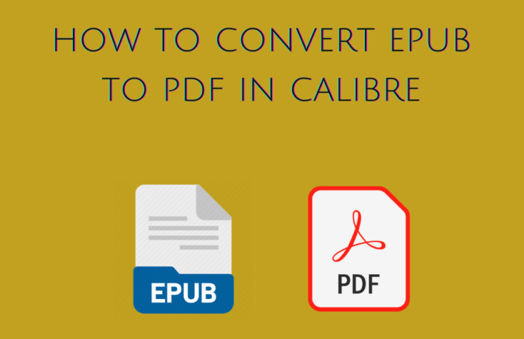 How to convert epub to pdf