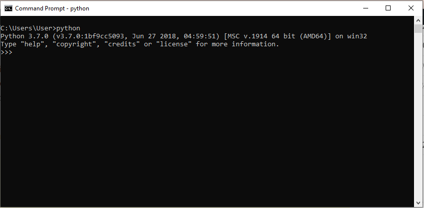 how to run python from cmd