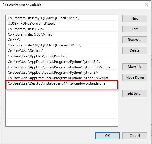 how to install instaloder on windows 10 via the standalone executable