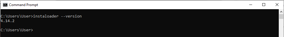 how to install instaloader on windows 10 via the executable