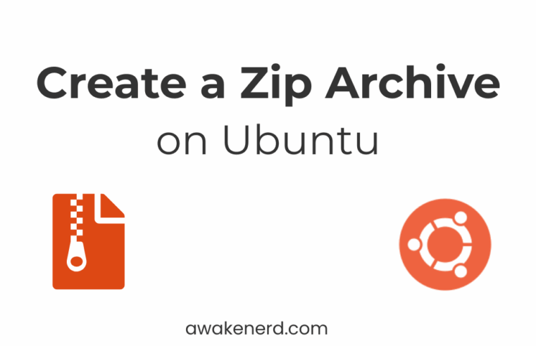 How to create a zip archive on Ubuntu
